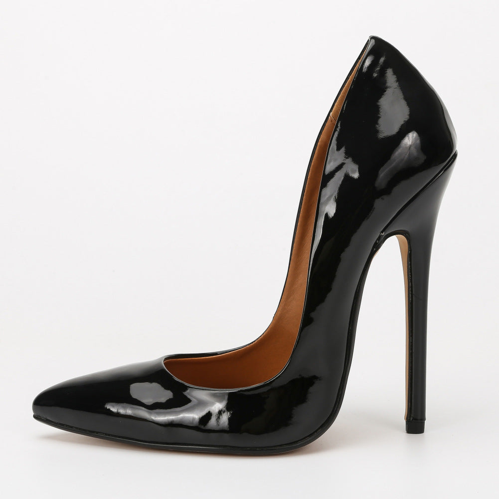 Black Silk Beauty Unisex Pointed Stiletto Women's Casual Shoes
