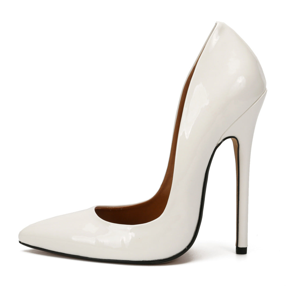 Black Silk Beauty Unisex Pointed Stiletto Women's Casual Shoes