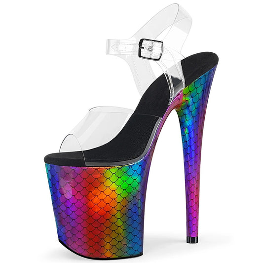 Platform High Open Toe Pole Dance Sandals