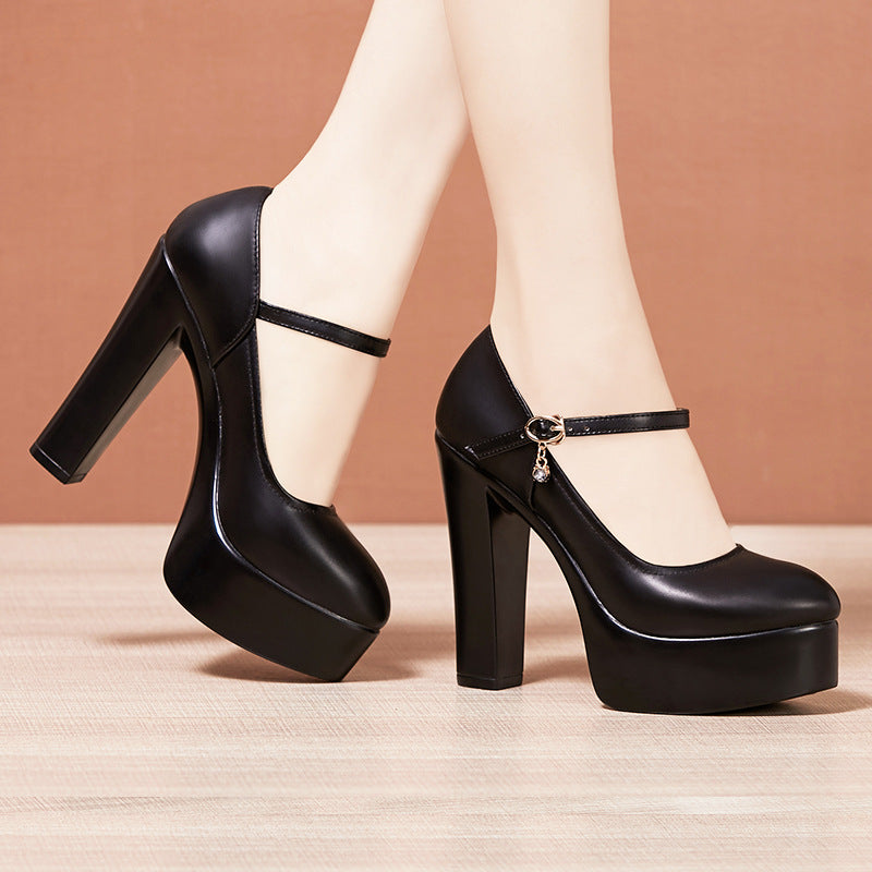 Women's Cheongsam Catwalk Platform Comfortable Low-cut Large Small Size Women's Fashion Shoes