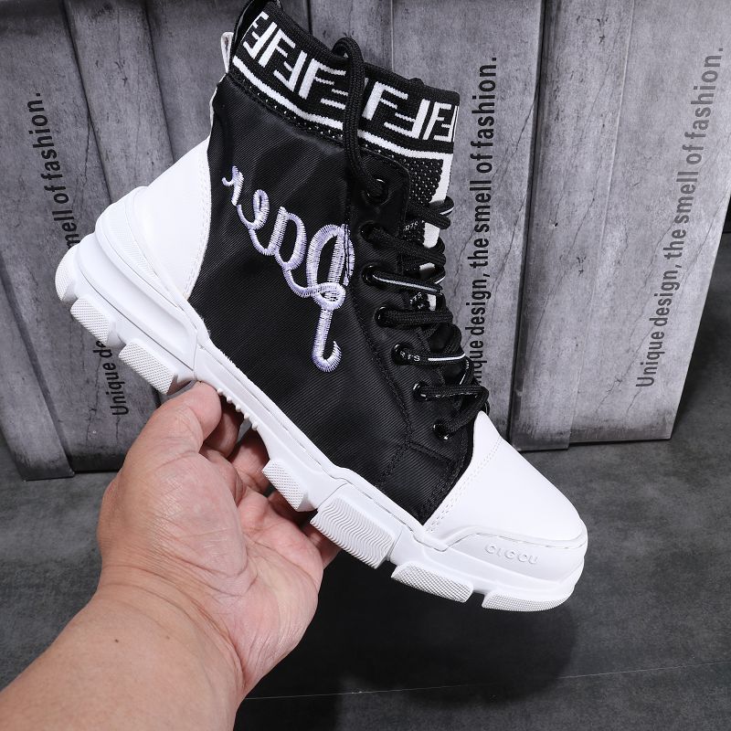 Men's Autumn Platform Trendy Social Spirited Guy Sneakers