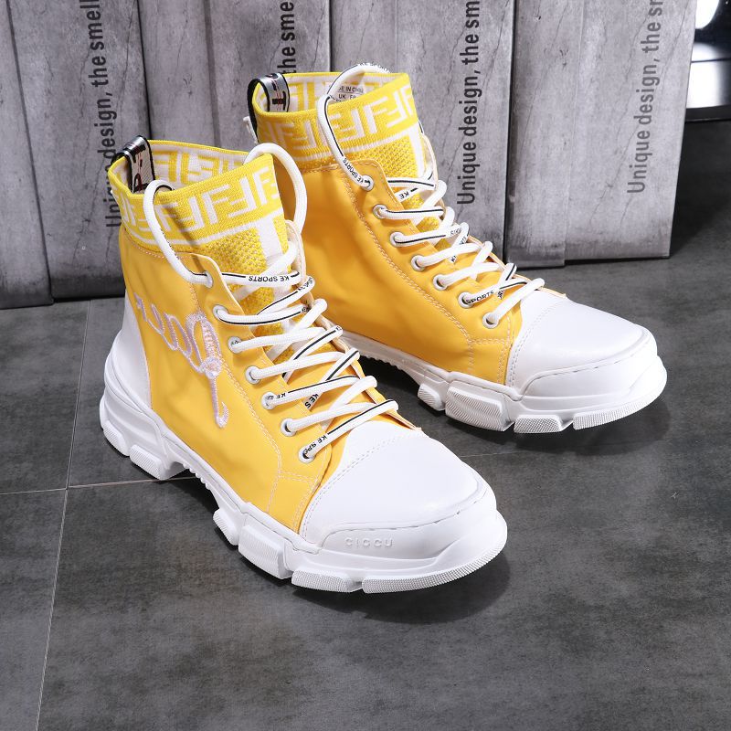 Men's Autumn Platform Trendy Social Spirited Guy Sneakers