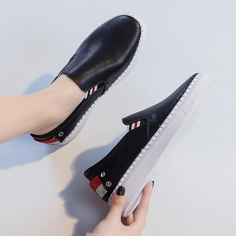 Women's Top Layer Height Increasing Insole Comfortable Casual Shoes