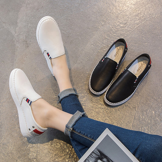 Women's Top Layer Height Increasing Insole Comfortable Casual Shoes