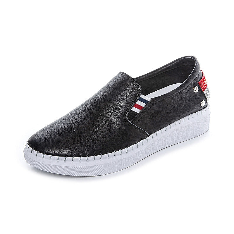Women's Top Layer Height Increasing Insole Comfortable Casual Shoes