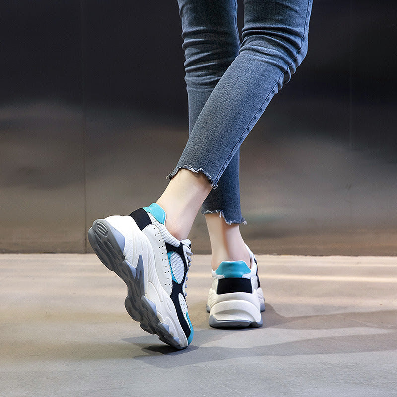 Women's Authentic Clunky Spring Korean Style Versatile Sneakers