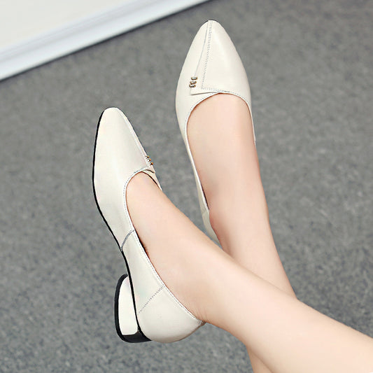Women's Soft Bottom Leisure Flat Low-cut Pumps Women's Shoes