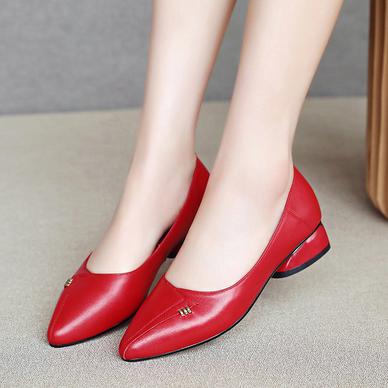 Women's Soft Bottom Leisure Flat Low-cut Pumps Women's Shoes