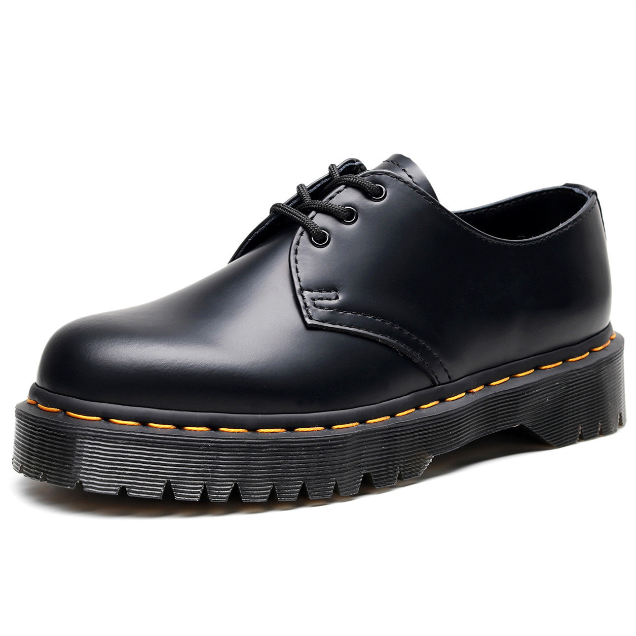 Women's Thick Bottom Holes Martin British Style Boots