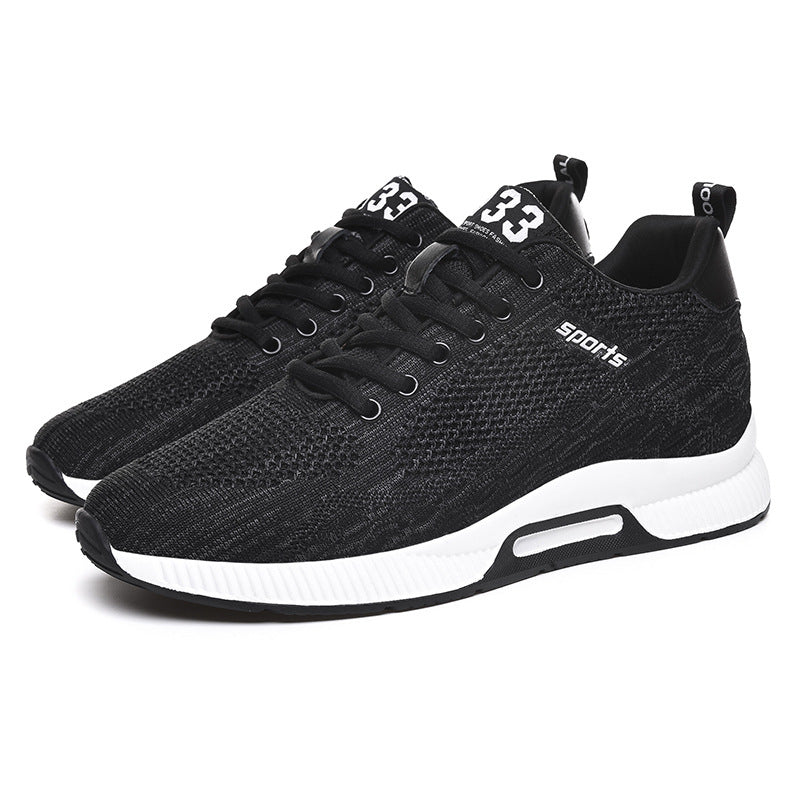 Men's Mesh Running Sports Invisible Height Increasing Sneakers