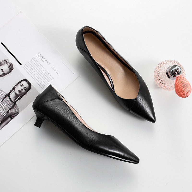 Women's Pumps Mid Two-way For Air Hostesses Men's Shoes