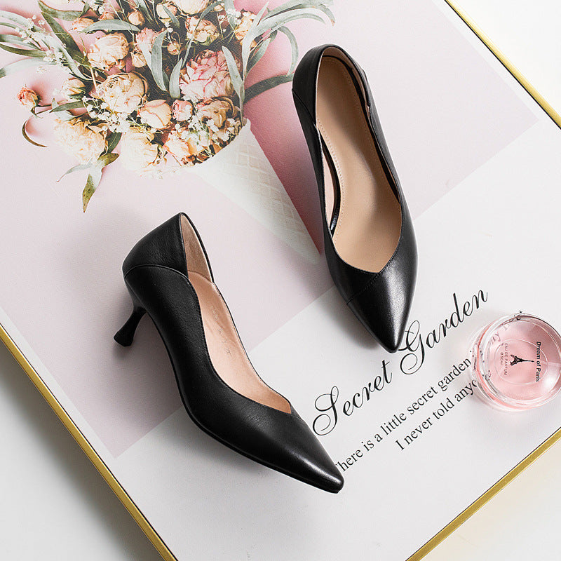 Women's Pumps Mid Two-way For Air Hostesses Men's Shoes