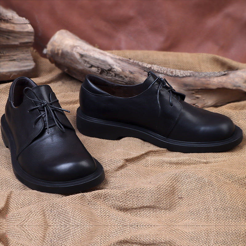 Men's Head Handmade Pure Cowhide Tooling British Style Large Size Men's Board Shoes