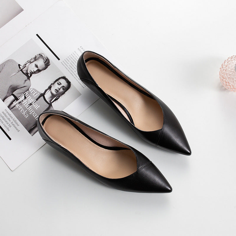 Women's Pumps Mid Two-way For Air Hostesses Men's Shoes