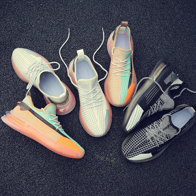 Men's Fashion Korean Style Fashionable Colorful Mesh Casual Shoes