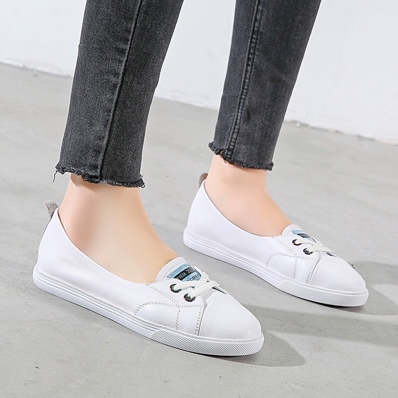 Women's Low-cut Authentic White Spring Thin Versatile Women's Casual Shoes