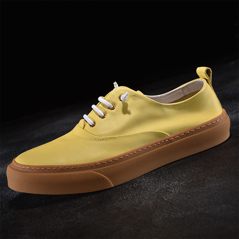 Men's Sole Fashion Spring Versatile White Soft Sneakers