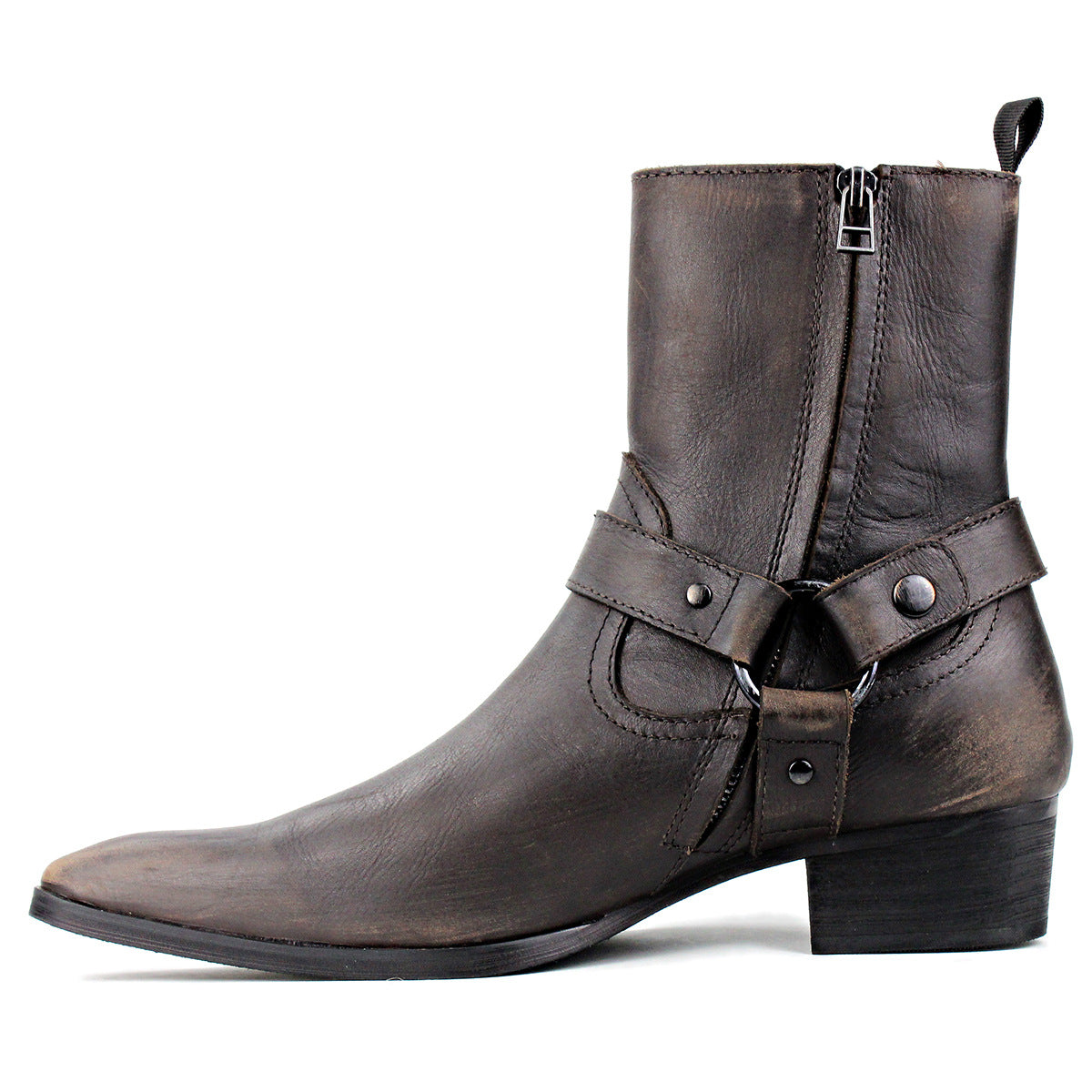 Men's Trendy Slouchy Popular Motorcycle Tooling Boots