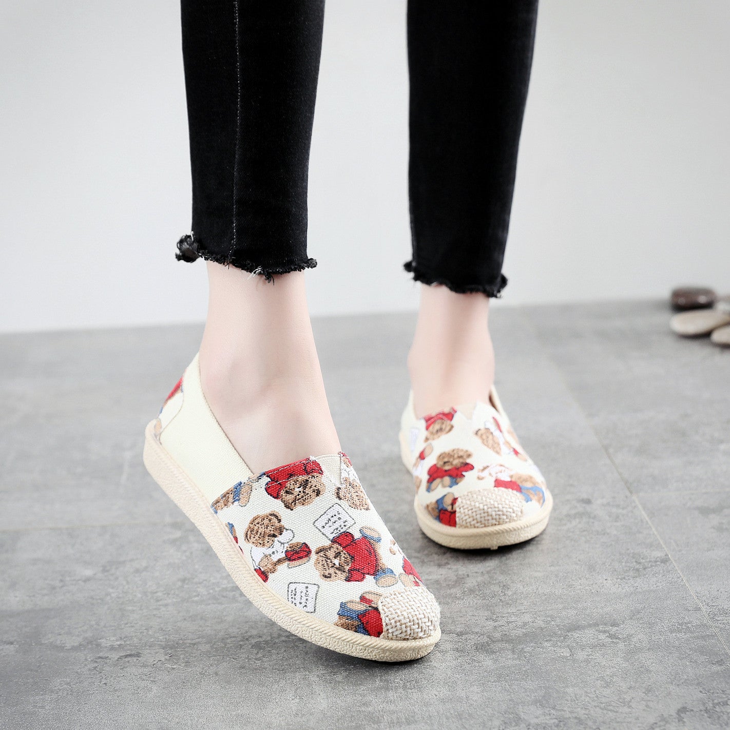 Women's Female Fisherman Flat Old Cloth Casual Shoes