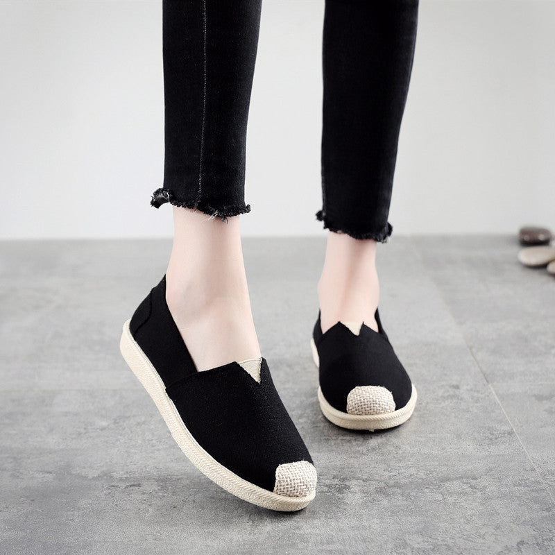 Women's Female Fisherman Flat Old Cloth Casual Shoes