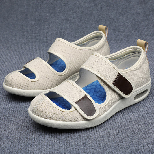 Elegant Summer Mom Lightweight Adjustable Velcro Sandals