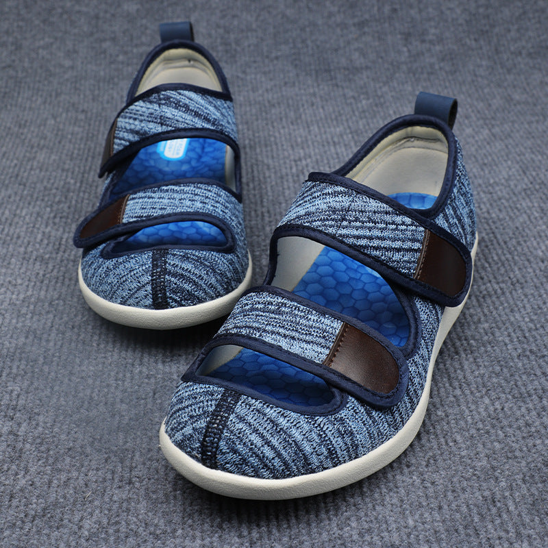 Elegant Summer Mom Lightweight Adjustable Velcro Sandals