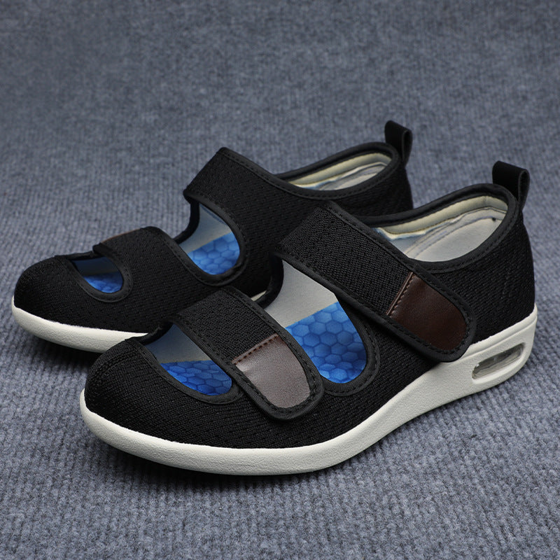 Elegant Summer Mom Lightweight Adjustable Velcro Sandals