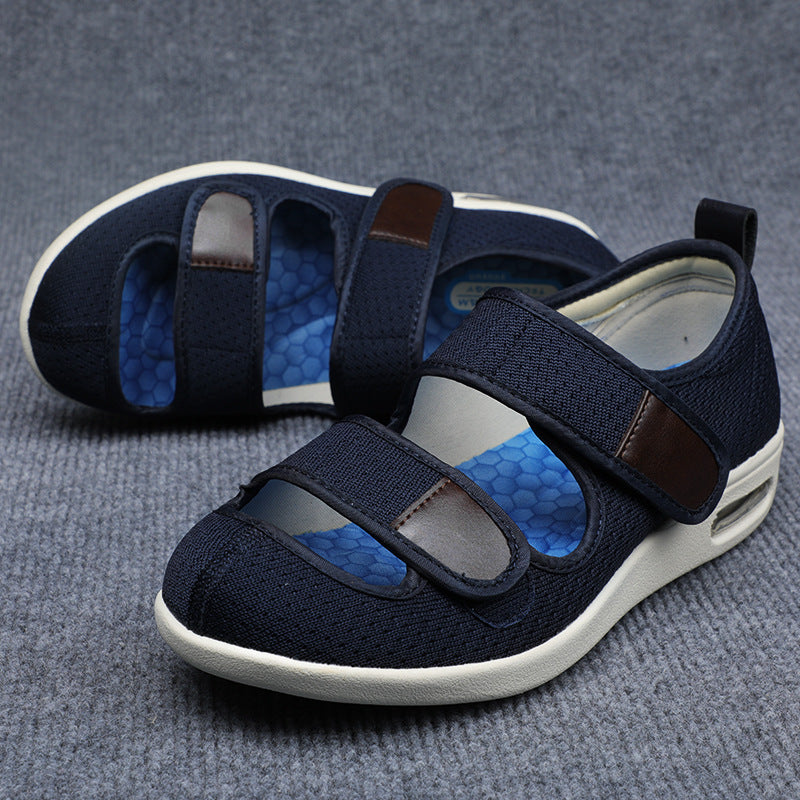 Elegant Summer Mom Lightweight Adjustable Velcro Sandals