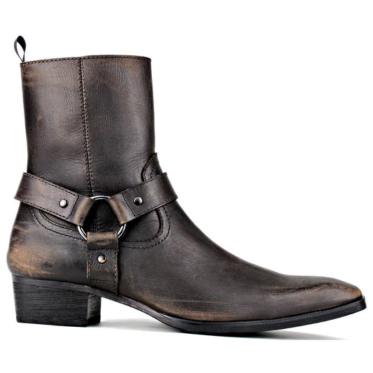 Men's Trendy Slouchy Popular Motorcycle Tooling Boots