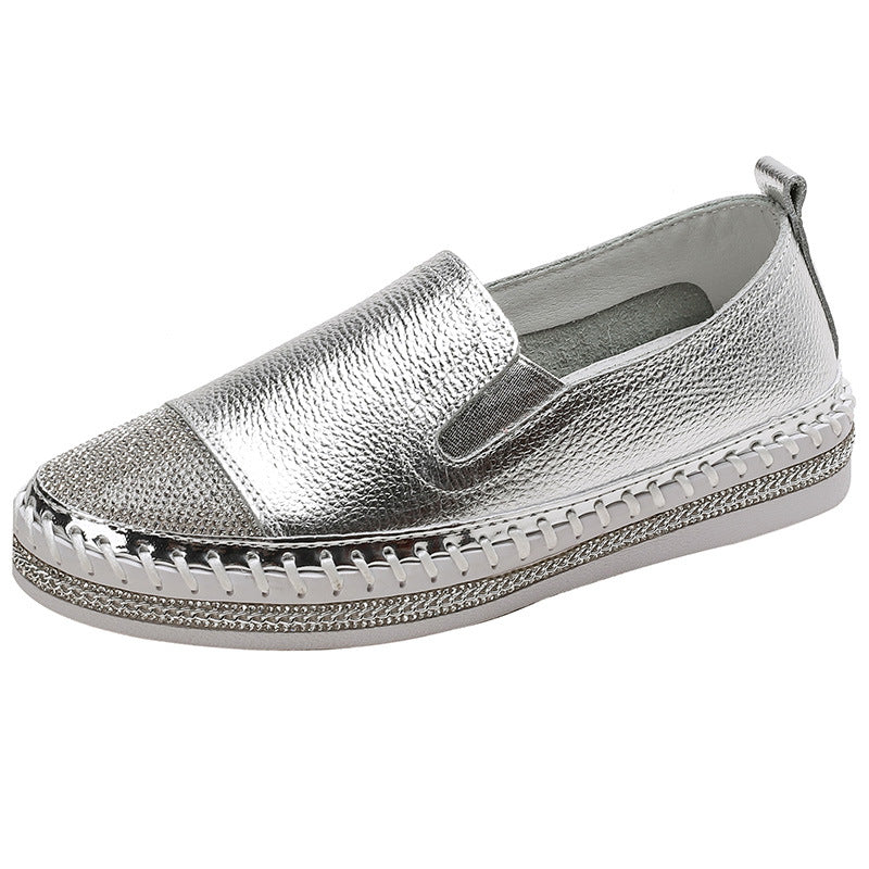 White Slip-on Maternity Spring Thick Bottom For Outdoors Female Women's Casual Shoes