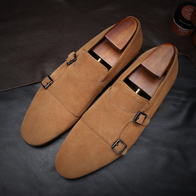 Men's Korean Trend Light Cow Suede Casual Shoes