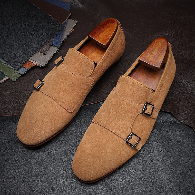 Men's Korean Trend Light Cow Suede Casual Shoes