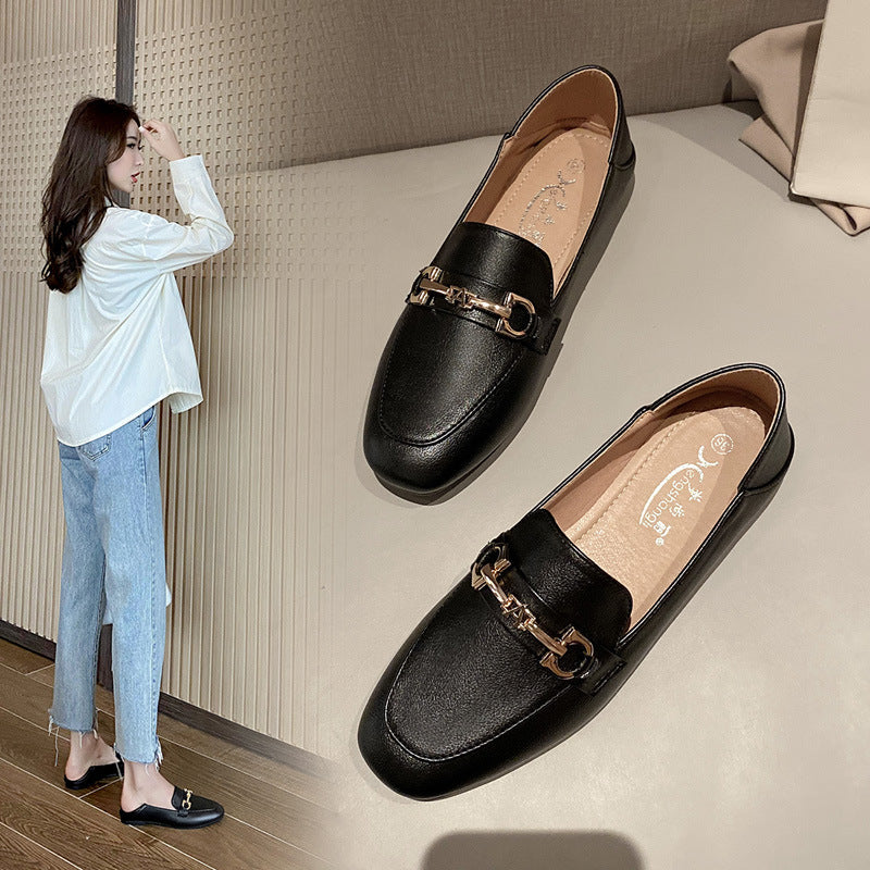 Women's Pumps Spring British Style Korean Soft Casual Shoes