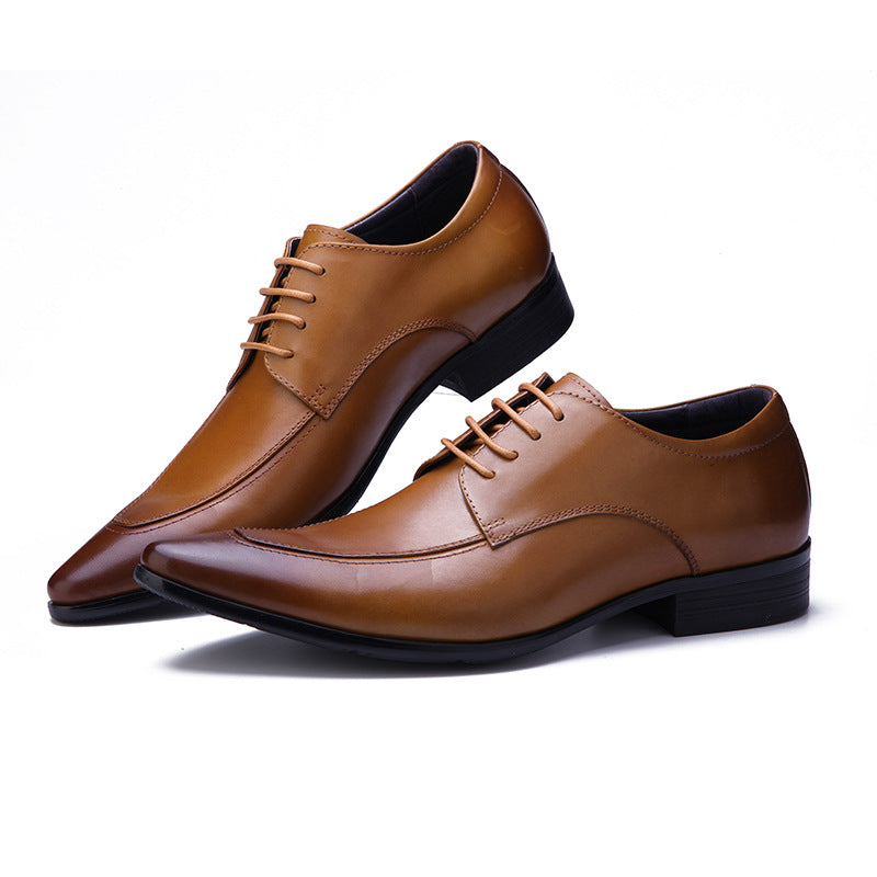 Men's Business Formal Wear Fashion Plain Suit Leather Shoes