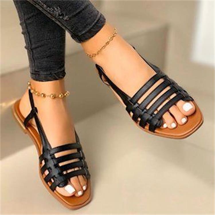 Women's Summer Flat Round Head Leisure For Sandals