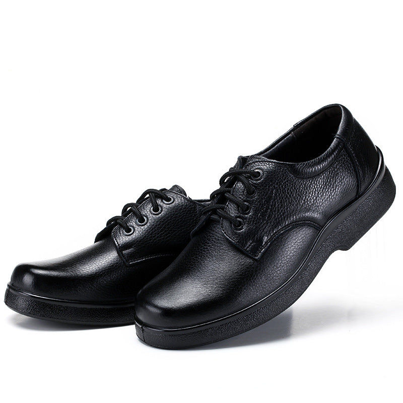 Men's Daily Cowhide Business Thick-soled Soft Hotel Casual Shoes