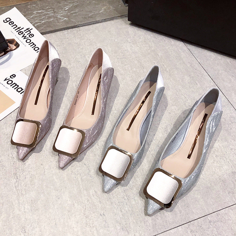 Women's Buckle High Stiletto Autumn Super Hot Cat French Heels