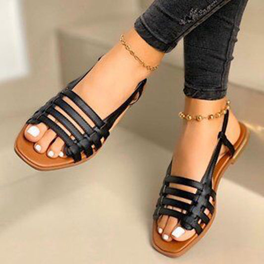 Women's Summer Flat Round Head Leisure For Sandals