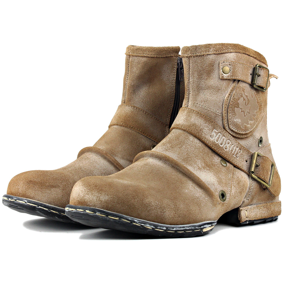 Men's Elegant Genuine Plus Size Veet Boots