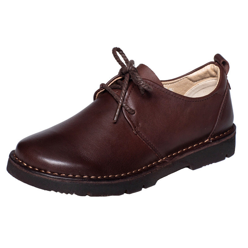 Round Toe Soft Bottom Solid Color Women's Casual Shoes