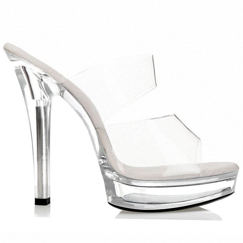 High Model Catwalk Bodybuilding Standard Super Sexy Flat Sandals