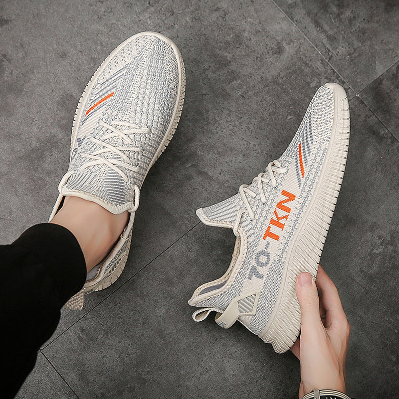 Men's Fashion Korean Style Fashionable Colorful Mesh Casual Shoes