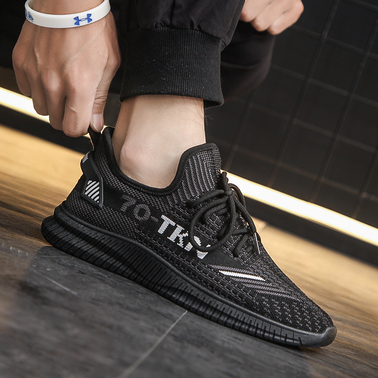 Men's Fashion Korean Style Fashionable Colorful Mesh Casual Shoes