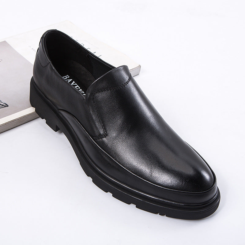 Men's Limited Sizes Special Offer Platform Plus Leather Shoes