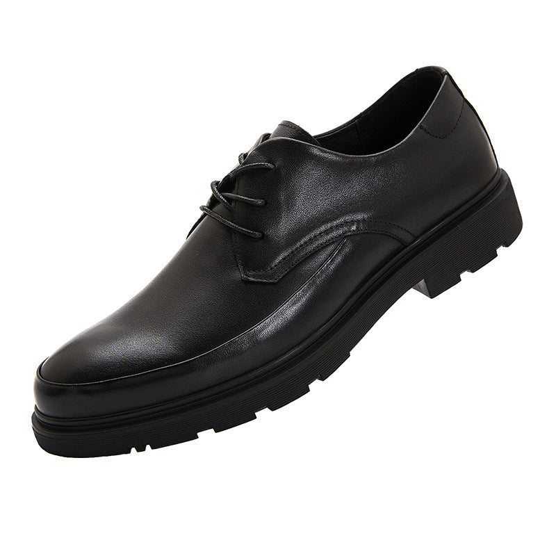 Men's Limited Sizes Special Offer Platform Plus Leather Shoes