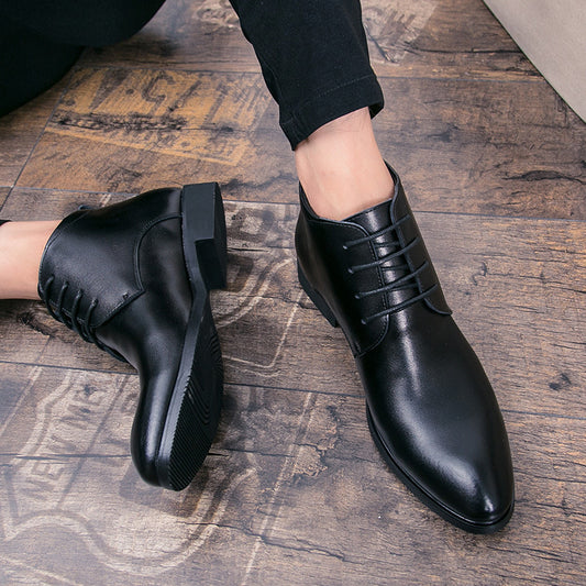 Men's Korean Style Trendy Formal Travel Leather Shoes