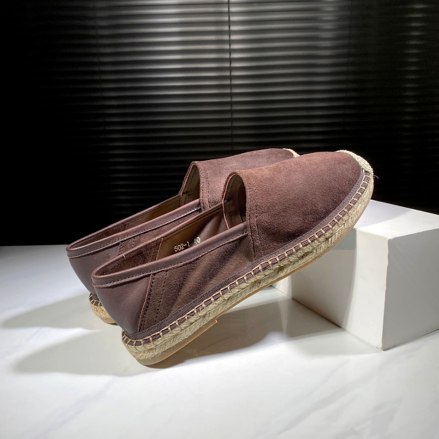 Men's Genuine Pumps Slip-on Matte Breathable Sweat Absorbing Heels