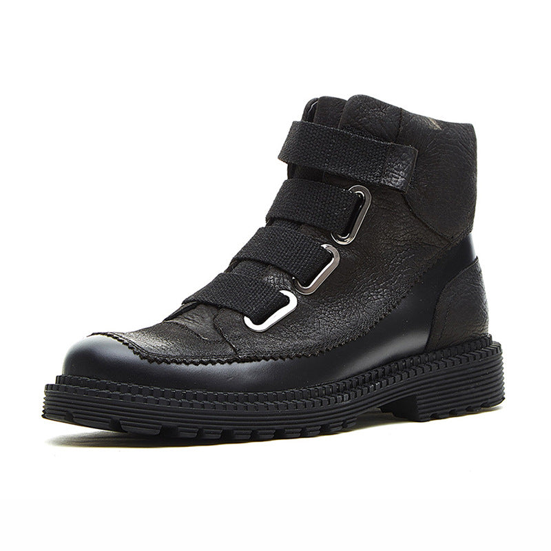 Men's Trendy Ankle Vintage Military Winter Fleece-lined Boots