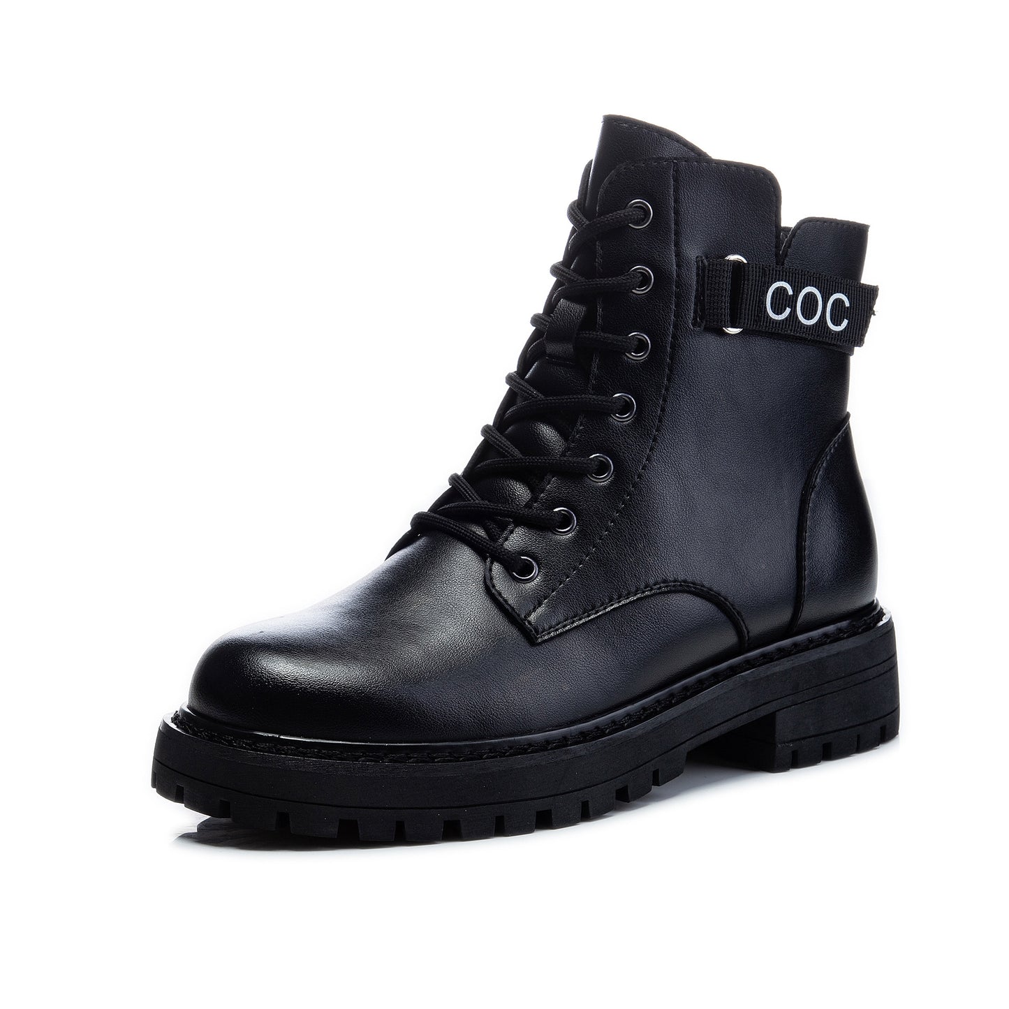 Women's Martin Round Head Chunky Short British Style Boots