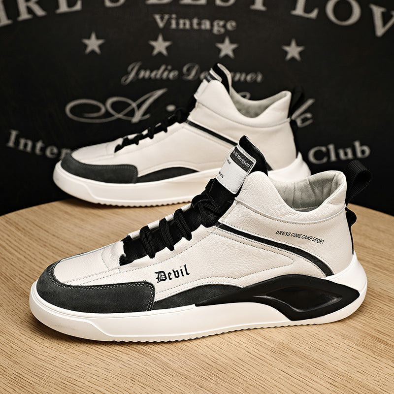 Men's Light Luxury Genuine Fashion Cotton Thick Versatile Sneakers